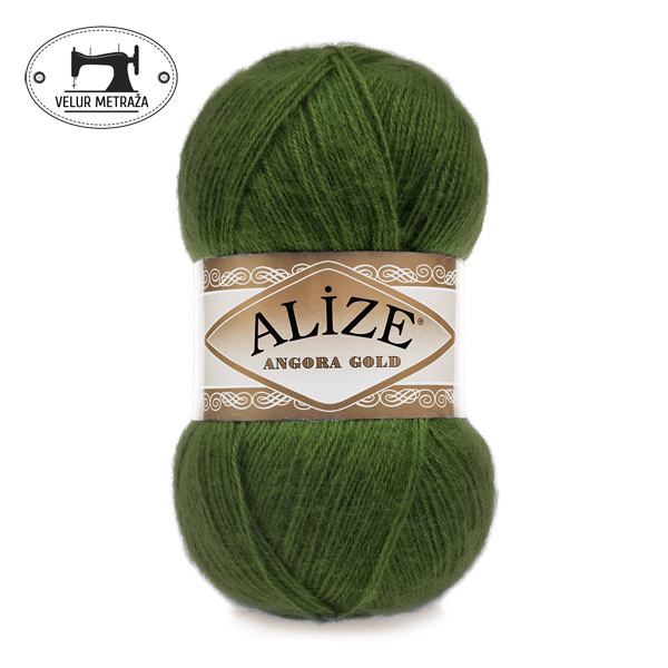 ANGORA GOLD_118_Green_velur_metraza_vunica