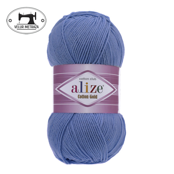 COTTON GOLD_236_Electric Blue_Velur_metraza_vunica