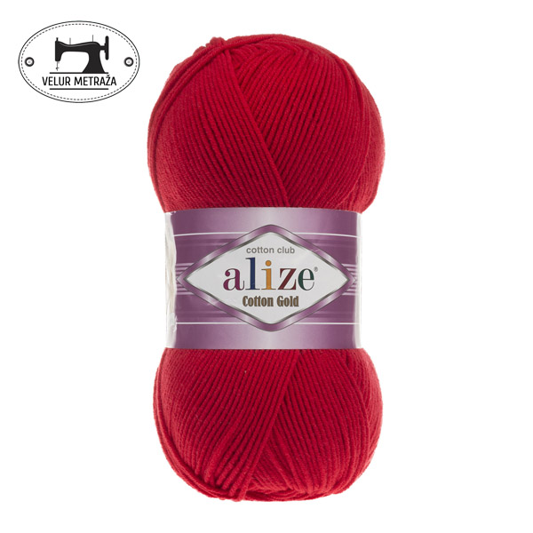 COTTON GOLD_56_Red_velur_metraza_vunica