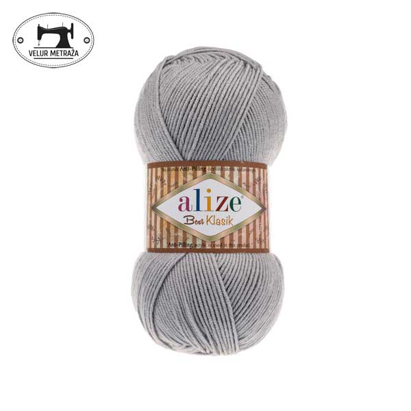 VELUR METRAZA VUNICA BEST KLASIK_355_Grey