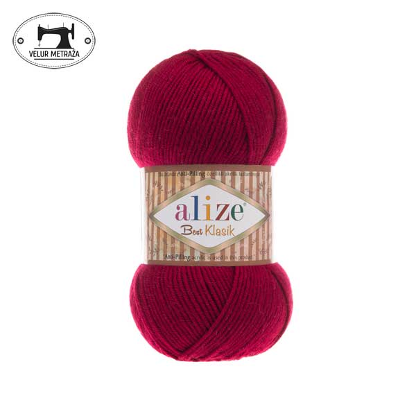 VELUR METRAZA VUNICA BEST KLASIK_390_Cherry