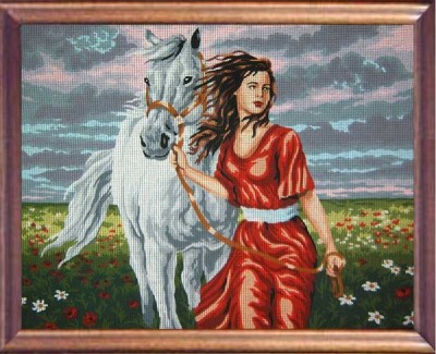 Goblen devojka sa konjem