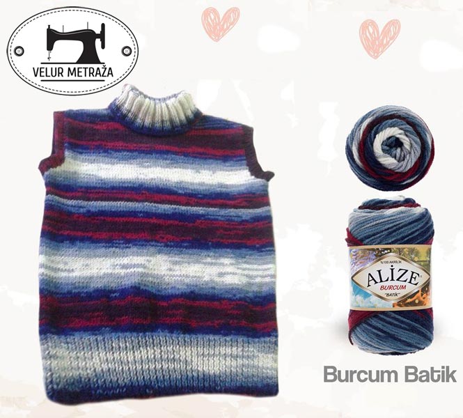 velur metraza vunica alize burcum batik